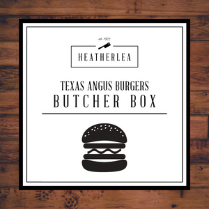 Texas Angus Burgers Butcher Box