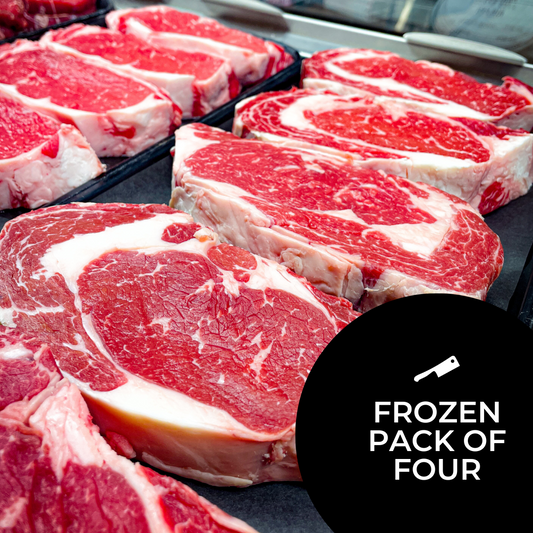 Ribeye Steak Angus Beef Butcher Box (4 pc, Frozen)