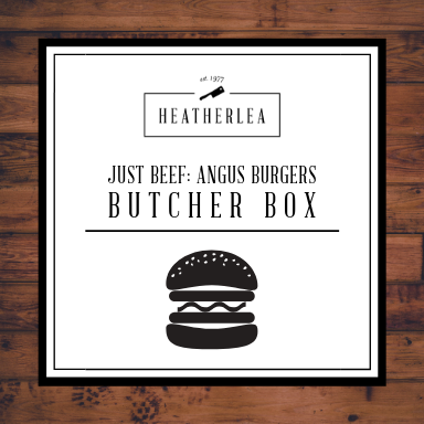 Just Beef: Angus Burgers Butcher Box