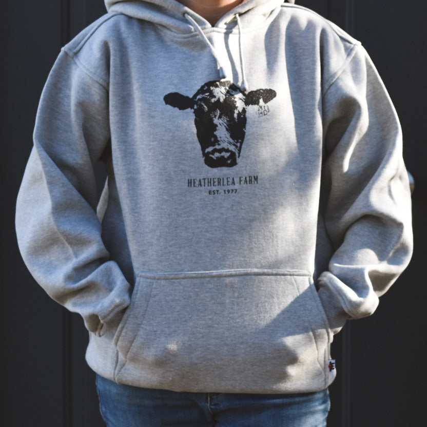 Cow Grey Hoodie Unisex | Adult