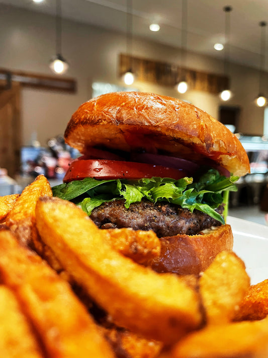 Burger (fries add-on)