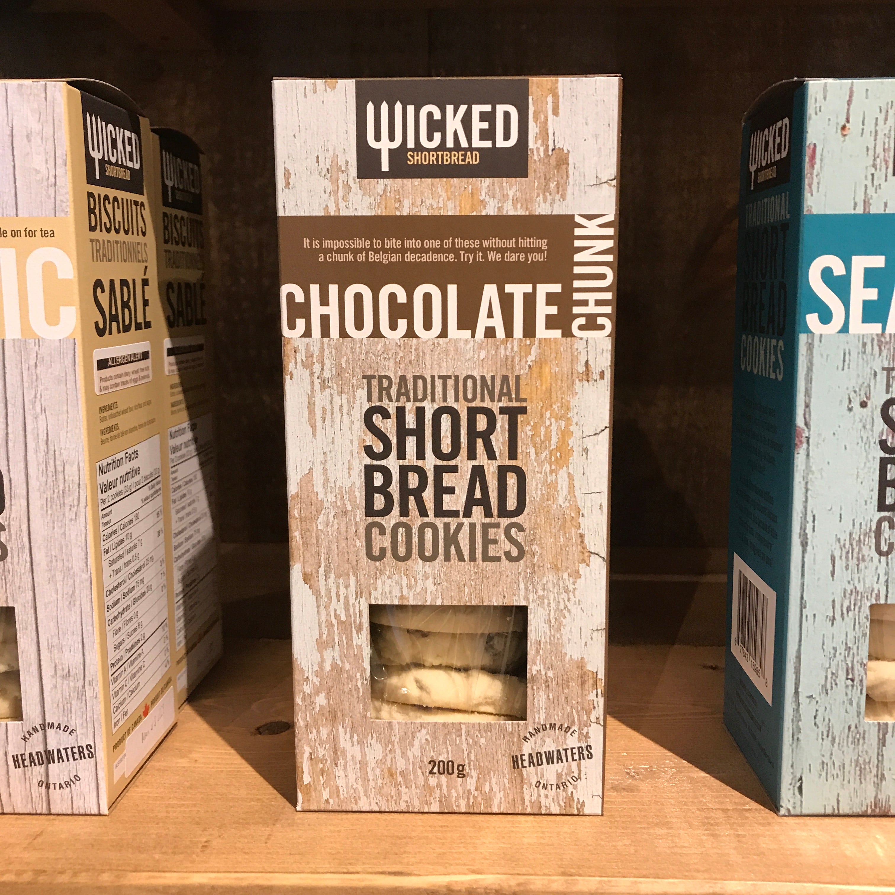 Wicked Shortbread - Chocolate Chunk