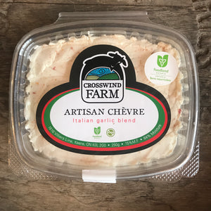 Crosswind Farms Artisan Chèvre  - Italian Garlic Blend