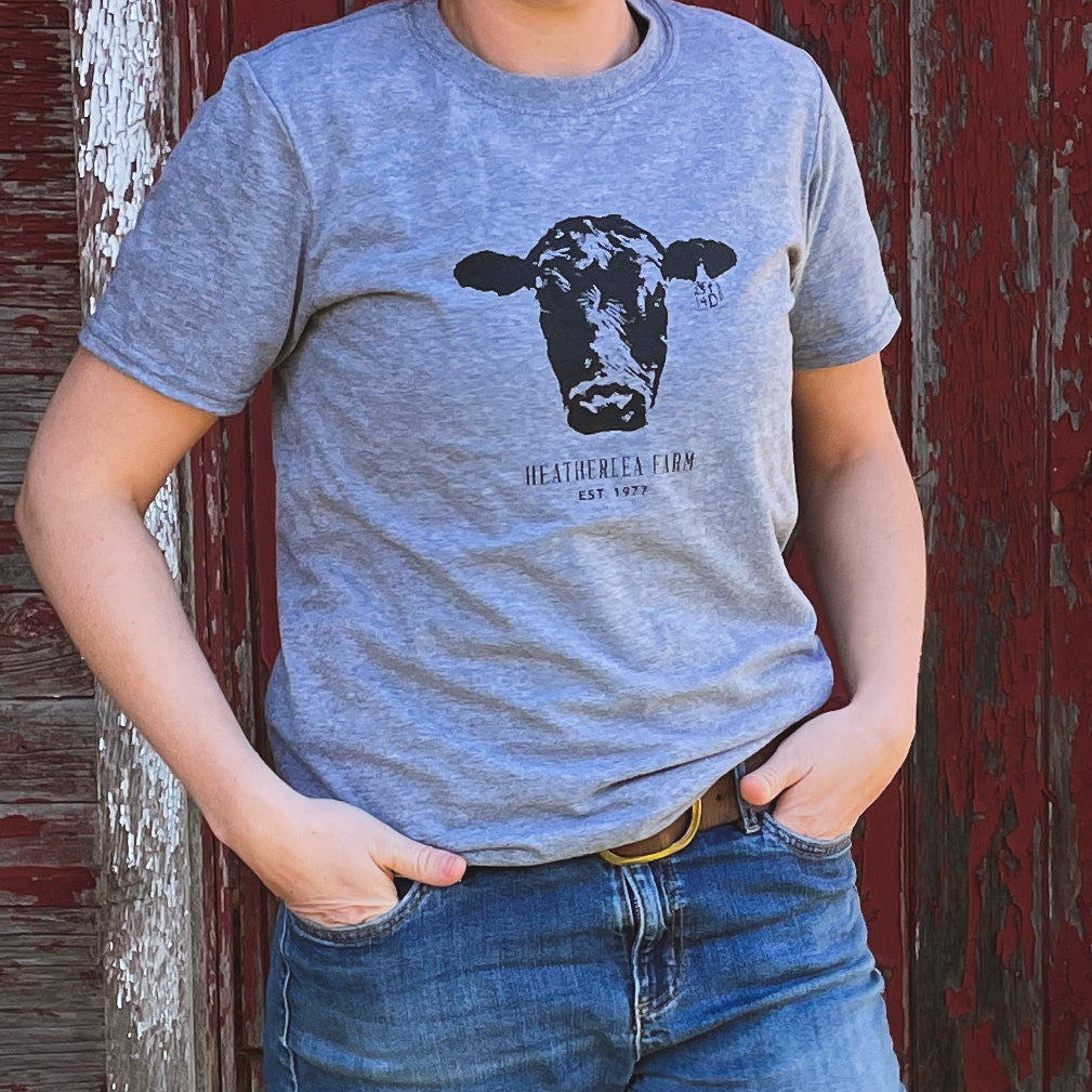 Cow Grey Shirt Unisex | Adult