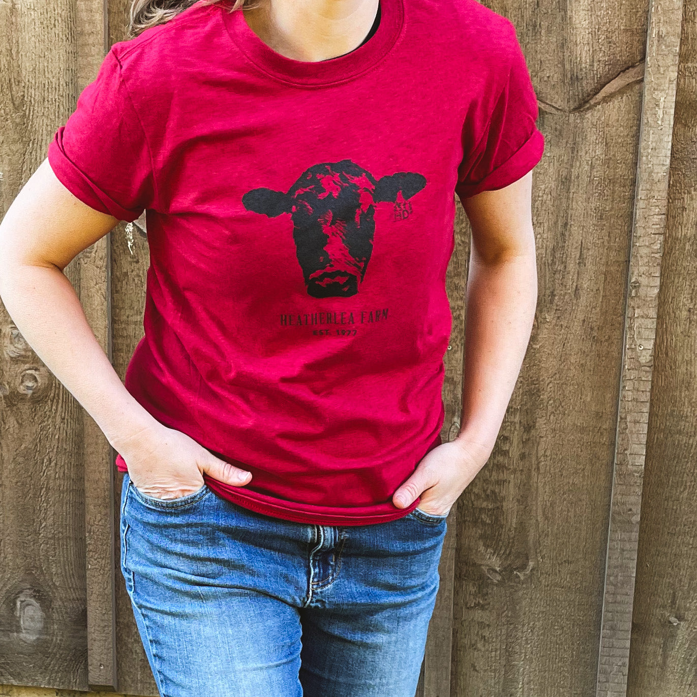 Cow Red Shirt Unisex | Adult