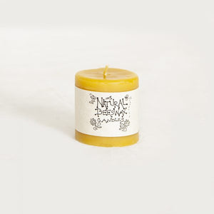 Natural Beeswax Candle