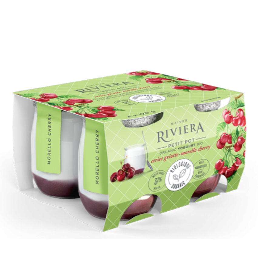 Morello Cherry Organic Yogurt  | Maison Riviera