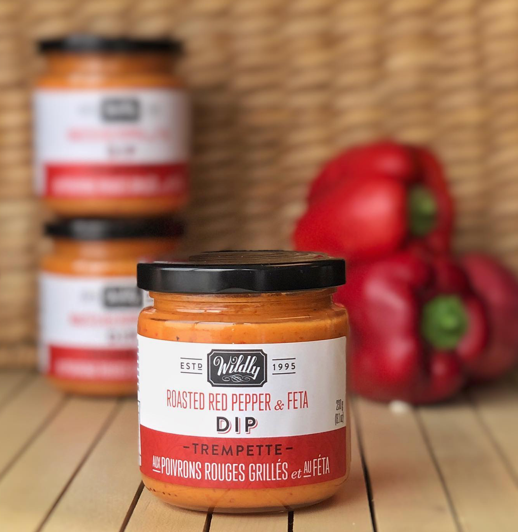 Roasted Red Pepper & Feta Dip | Wildly Delicious