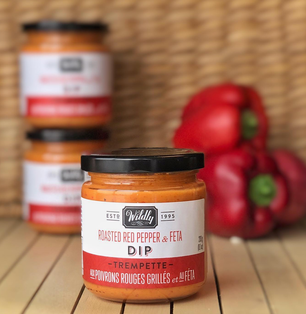 Roasted Red Pepper & Feta Dip | Wildly Delicious