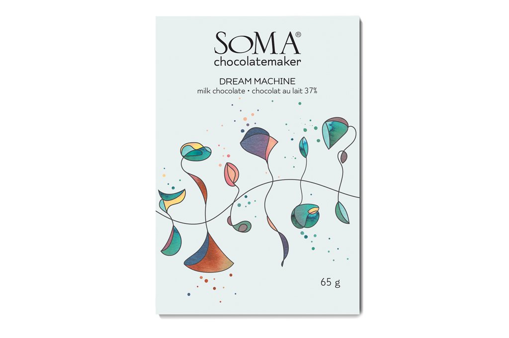 Dream Machine Milk Chocolate 37% | SOMA Chocolate