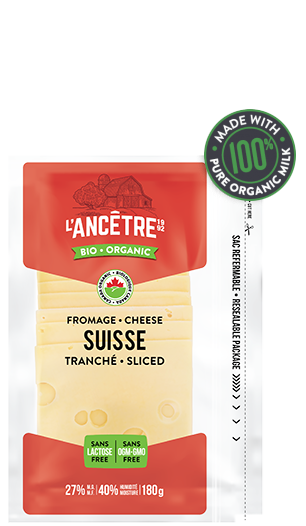 Sliced Organic Swiss | Fromagerie L'Ancetre