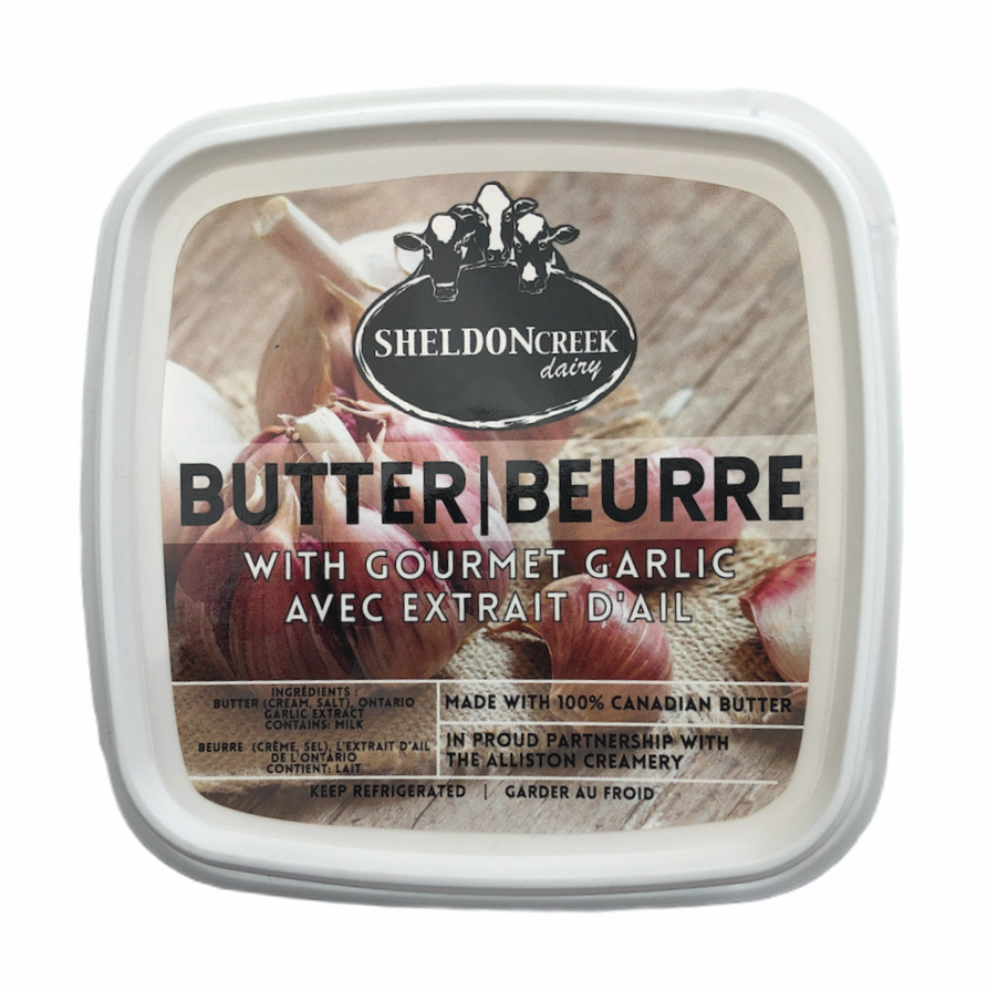 Butter with Gourmet Garlic | Sheldon Creek Dairy